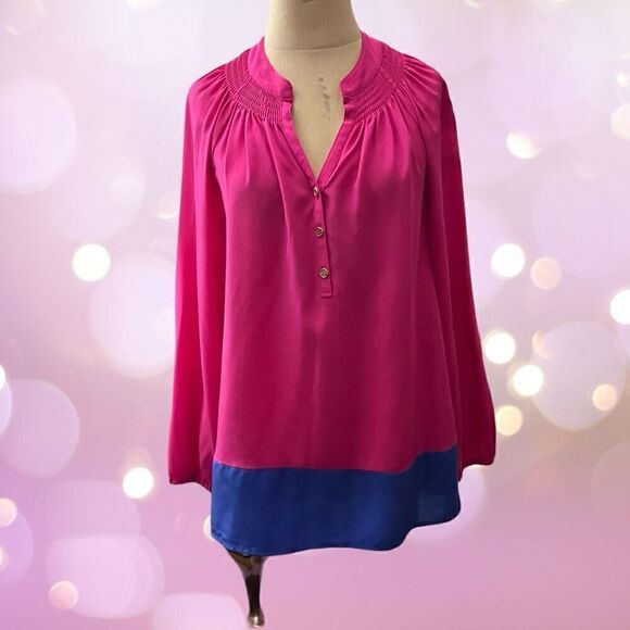 Lilly Pulitzer 100% Silk Blouse / SZ: S / NWOT - Picture 1 of 7